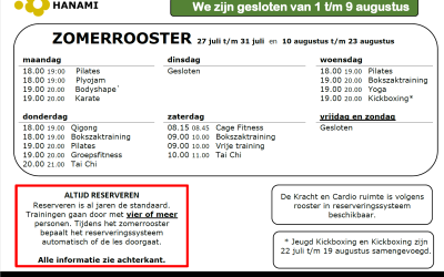 Zomerrooster 2026